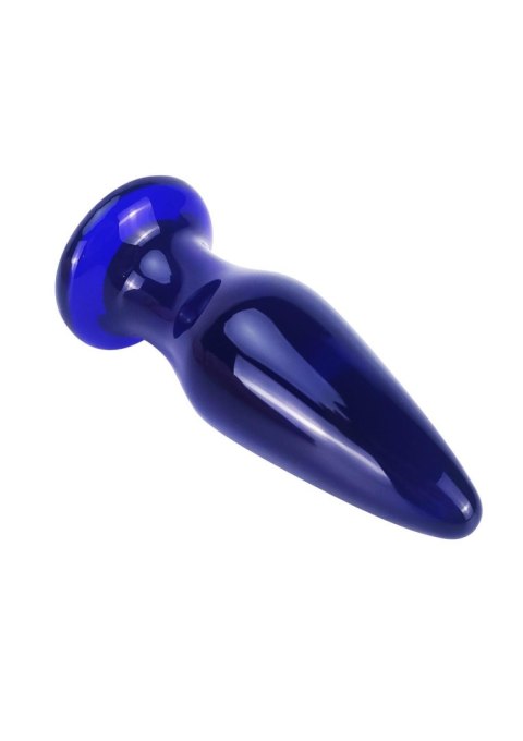 Szklany wibrujący korek analny sex buttplug 11cm Szklany wibrujący korek analny sex buttplug 11cm