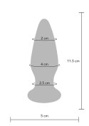 Szklany wibrujący korek analny sex buttplug 11cm Szklany wibrujący korek analny sex buttplug 11cm