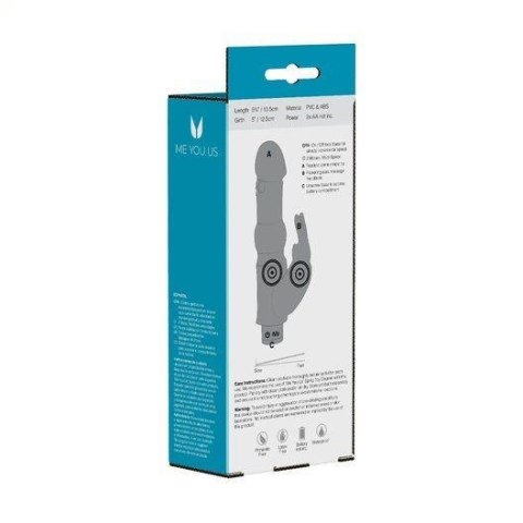 Wibrator króliczek z masażerem łechtaczki sex 13cm Wibrator króliczek z masażerem łechtaczki sex 13cm