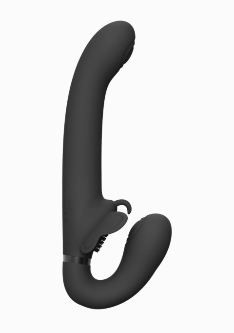 Wibrator strap-on strapless les 23cm 3x10 trybów Wibrator strap-on strapless les 23cm 3x10 trybów