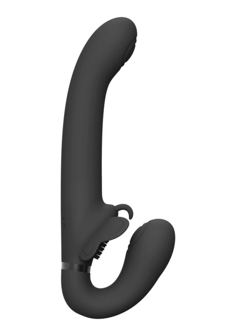 Wibrator strap-on strapless les 23cm 3x10 trybów Wibrator strap-on strapless les 23cm 3x10 trybów