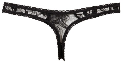 Crotchless String black L Crotchless String black L