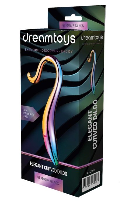 Dildo szklane zakręcone eleganckie bezpieczne 18cm Dildo szklane zakręcone eleganckie bezpieczne 18cm