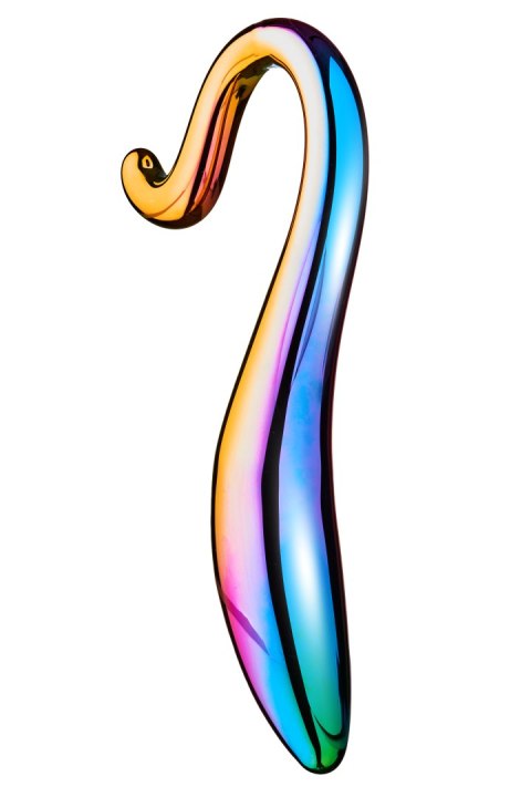 Dildo szklane zakręcone eleganckie bezpieczne 18cm Dildo szklane zakręcone eleganckie bezpieczne 18cm