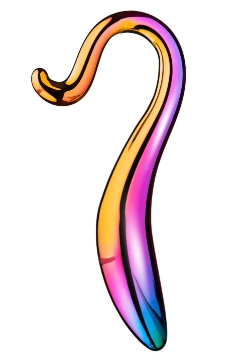 Dildo szklane zakręcone eleganckie bezpieczne 18cm Dildo szklane zakręcone eleganckie bezpieczne 18cm