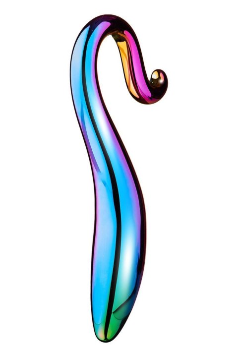 Dildo szklane zakręcone eleganckie bezpieczne 18cm Dildo szklane zakręcone eleganckie bezpieczne 18cm