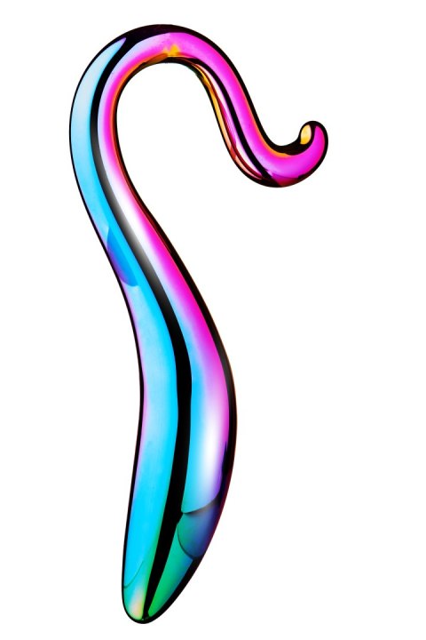 Dildo szklane zakręcone eleganckie bezpieczne 18cm Dildo szklane zakręcone eleganckie bezpieczne 18cm