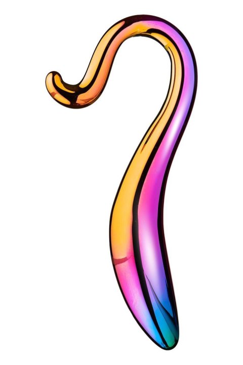 Dildo szklane zakręcone eleganckie bezpieczne 18cm Dildo szklane zakręcone eleganckie bezpieczne 18cm