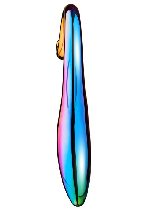 Dildo szklane zakręcone eleganckie bezpieczne 18cm Dildo szklane zakręcone eleganckie bezpieczne 18cm