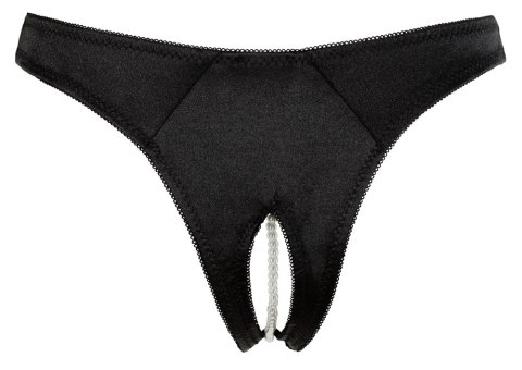 G-String Pearls black L G-String Pearls black L