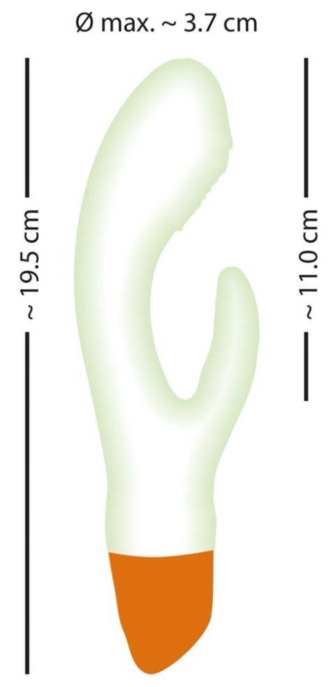 Wibrator króliczek wielofunkcyjny 19 cm 10 trybów Wibrator króliczek wielofunkcyjny 19 cm 10 trybów