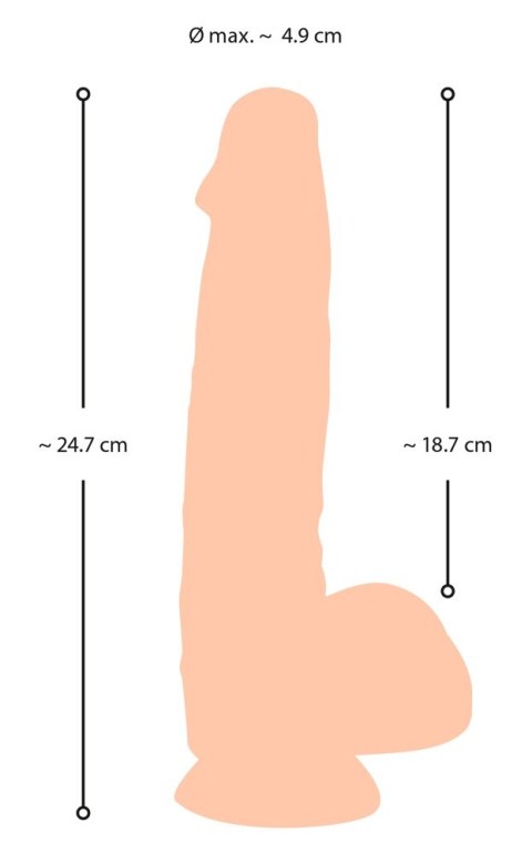 NS Dildo with movable skin 25 NS Dildo with movable skin 25