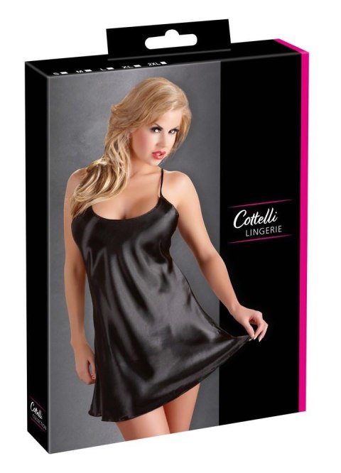 Satin Chemise Black M Satin Chemise Black M