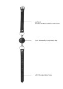 Solid Ball Gag - With Bonded Leather Straps Solid Ball Gag - With Bonded Leather Straps