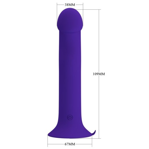 Dildo z przyssawką wibrator analny waginalny 12 trybów wibracji i pulsacji Dildo z przyssawką wibrator analny waginalny 12 trybów wibracji i pulsacji
