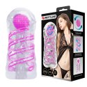MASTURBATOR SILIKONOWY ZE STYMULUJĄCĄ KULECZKĄ WIRUJĄCY OTWÓR MASTURBATOR SILIKONOWY ZE STYMULUJĄCĄ KULECZKĄ WIRUJĄCY OTWÓR