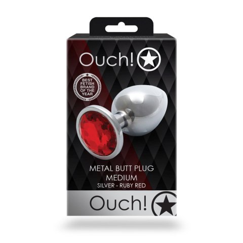 METALOWY KOREK ANALNY PLUG Z DIAMENTEM 8 CM WODOODPORNY METALOWY KOREK ANALNY PLUG Z DIAMENTEM 8 CM WODOODPORNY