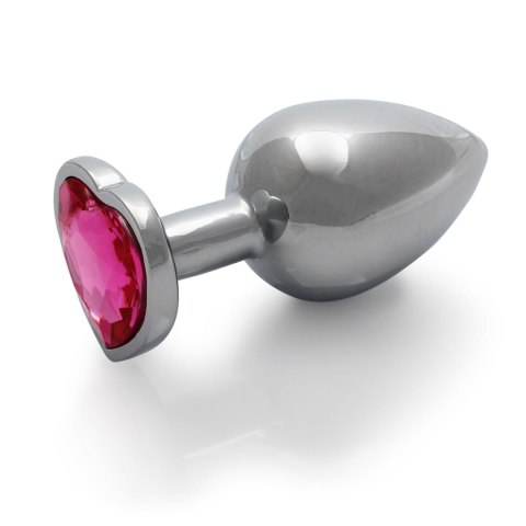 SREBRNA ZATYCZKA PLUG ANALNY KOREK METALOWY Z DIAMENTEM 9,3 CM SREBRNA ZATYCZKA PLUG ANALNY KOREK METALOWY Z DIAMENTEM 9,3 CM