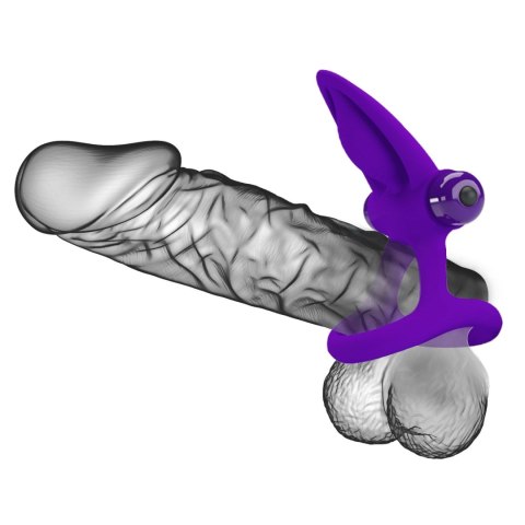 Wibrujący pierścień na penisa erekcyjny stymulator łechtaczki dla par Wibrujący pierścień na penisa erekcyjny stymulator łechtaczki dla par