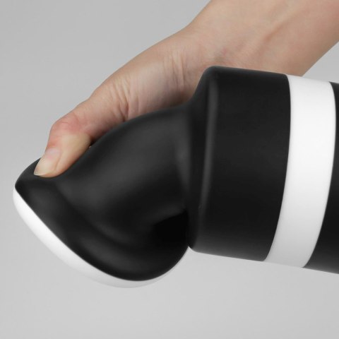 ZATYCZKA ANALNA CZARNO-BIAŁA SILIKONOWA KOREK ANALNY PLUG 19,5 CM ZATYCZKA ANALNA CZARNO-BIAŁA SILIKONOWA KOREK ANALNY PLUG 19,5 CM