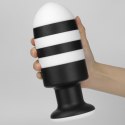 ZATYCZKA ANALNA CZARNO-BIAŁA SILIKONOWA KOREK ANALNY PLUG 19,5 CM ZATYCZKA ANALNA CZARNO-BIAŁA SILIKONOWA KOREK ANALNY PLUG 19,5 CM