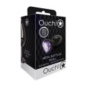 ZATYCZKA CZARNY PLUG ANALNY KOREK METALOWY Z DIAMENTEM 7 CM ZATYCZKA CZARNY PLUG ANALNY KOREK METALOWY Z DIAMENTEM 7 CM