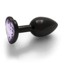 ZATYCZKA CZARNY PLUG ANALNY KOREK METALOWY Z DIAMENTEM 7 CM ZATYCZKA CZARNY PLUG ANALNY KOREK METALOWY Z DIAMENTEM 7 CM