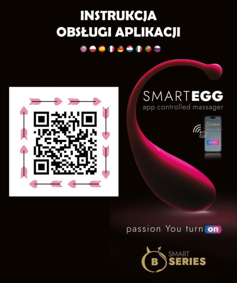 Jajeczko z wibracjami sterowane aplikacją Smart Egg Jajeczko z wibracjami sterowane aplikacją Smart Egg