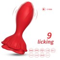 Korek analny z wibracją B - series Joy Rosenberg Red