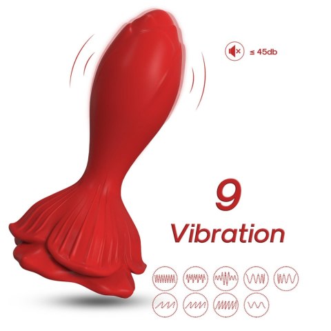 Korek analny z wibracją B - series Joy Rosenberg Red Korek analny z wibracją B - series Joy Rosenberg Red