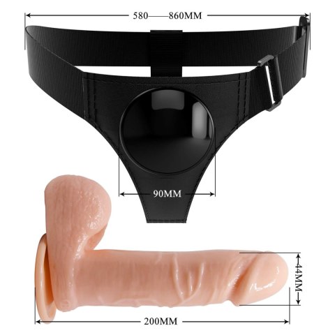StrapOn Dildo na pasku wibrator uprząż z paskiem realistyczny wygląd StrapOn Dildo na pasku wibrator uprząż z paskiem realistyczny wygląd