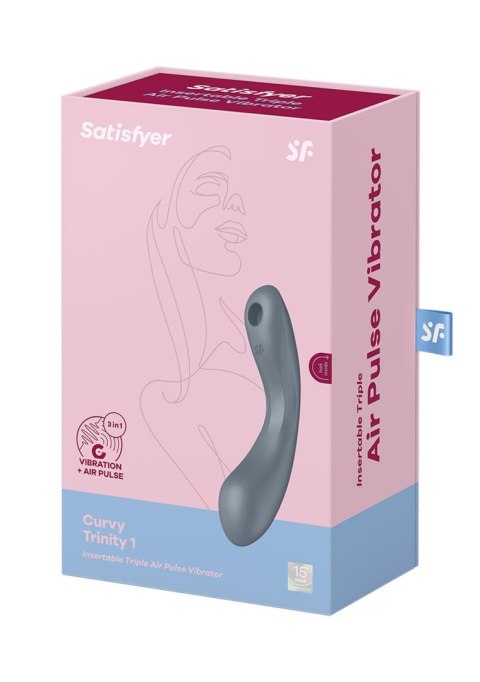 Wibrator -Curvy Trinity 1 bluegrey Wibrator -Curvy Trinity 1 bluegrey
