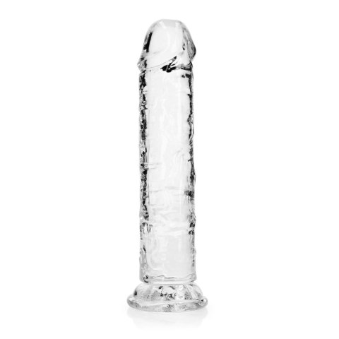 Żelowe przezroczyste dildo z przyssawką waginalne i analne 22 cm Żelowe przezroczyste dildo z przyssawką waginalne i analne 22 cm