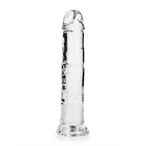 Żelowe przezroczyste dildo z przyssawką waginalne i analne 22 cm Żelowe przezroczyste dildo z przyssawką waginalne i analne 22 cm