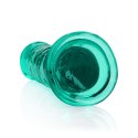 Żelowe zielone dildo z przyssawką waginalne i analne 22 cm Żelowe zielone dildo z przyssawką waginalne i analne 22 cm