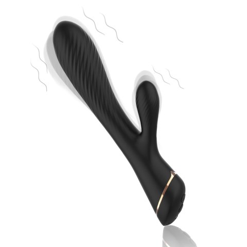 Wibrator ze stymulacją łechtaczki B - series Joy Hare Black Wibrator ze stymulacją łechtaczki B - series Joy Hare Black