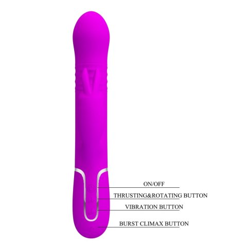 PRETTY LOVE - Twinkled Tenderness Purple, 7 vibration functions 4 rotation functions 4 thrusting settings PRETTY LOVE - Twinkled Tenderness Purple, 7 vibration functions 4 rotation functions 4 thrusting settings