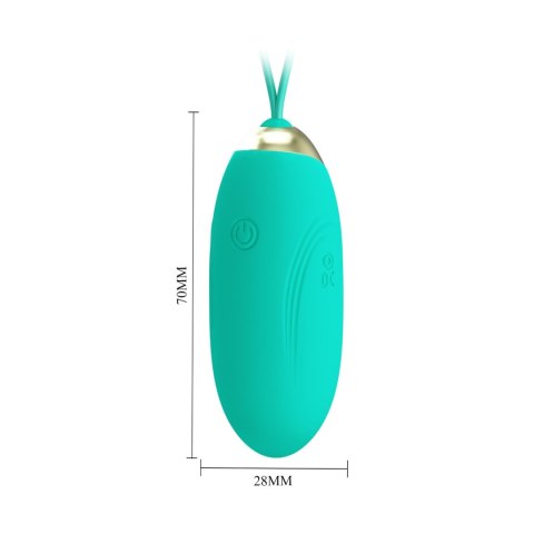 Wibrujące jajeczko -PRETTY LOVE - JENNY Dream chaser 1, Green, Wireless remote control 12 vibration functions Wibrujące jajeczko -PRETTY LOVE - JENNY Dream chaser 1, Green, Wireless remote control 12 vibration functions
