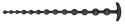 Black Velvets Anal Beads Silic