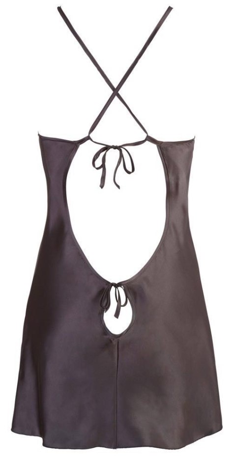 Satin Chemise Black L Satin Chemise Black L