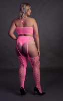 Two Piece with Crop Top and Stockings XL/XXXXL Two Piece with Crop Top and Stockings XL/XXXXL