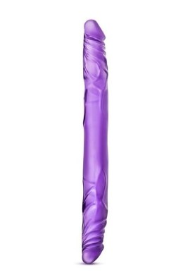 B Yours 14” Double Dildo Purple – podwójne dildo dla dwojga