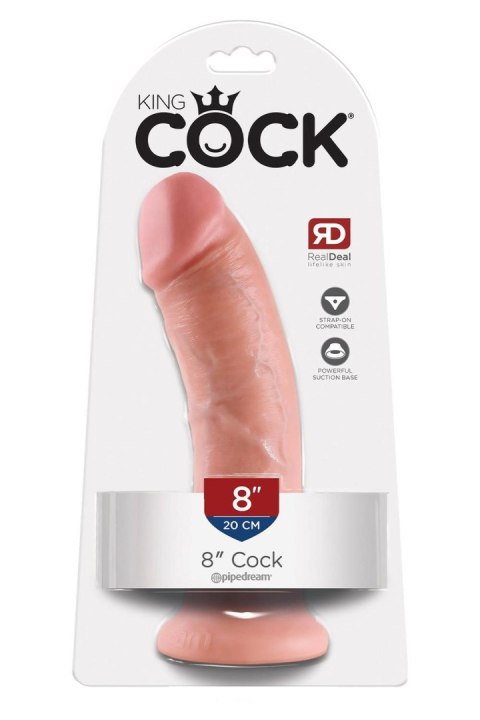 King Cock 8” Cock Light – realistyczne dildo z przyssawką King Cock 8” Cock Light – realistyczne dildo z przyssawką