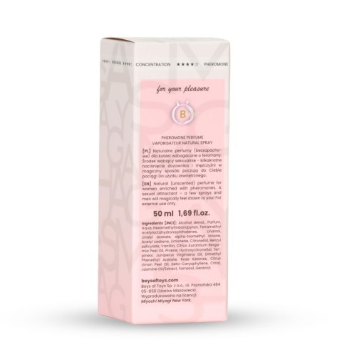 Miyoshi Miyagi PURE feromon parfumes 50ml FEMME Miyoshi Miyagi PURE feromon parfumes 50ml FEMME