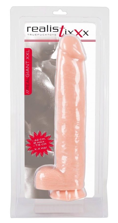 Realistixxx Giant 3XL | Ogromne realistyczne dildo z przyssawką Realistixxx Giant 3XL | Ogromne realistyczne dildo z przyssawką