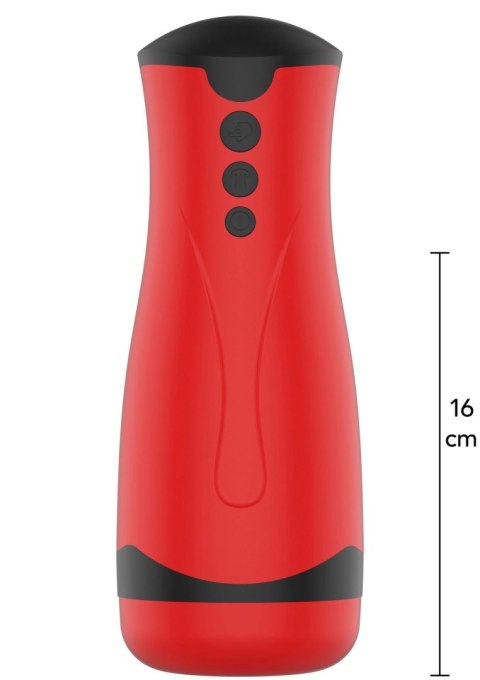 Super Suction Masturbator Red | FUSION X by Hidden Desire Super Suction Masturbator Red | FUSION X by Hidden Desire