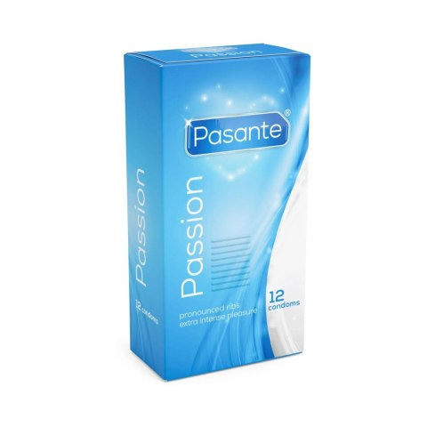 Pasante Ribbed/Passion Condoms 12 pcs Pasante Ribbed/Passion Condoms 12 pcs