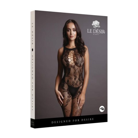 Criss Cross Neck Bodystocking - One Size Criss Cross Neck Bodystocking - One Size
