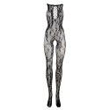 Criss Cross Neck Bodystocking - One Size Criss Cross Neck Bodystocking - One Size