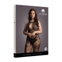 Criss Cross Neck Bodystocking - Plus Size Criss Cross Neck Bodystocking - Plus Size